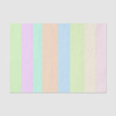 Papier Mousseline Pastel Stripes (Recto)