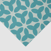 Papier Mousseline Pastel turquoise Blossom Symétrie (Détail)