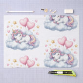 Papier Mousseline Pastel Unicorn (Artisanat)