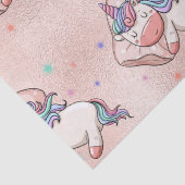 Papier Mousseline Pastel Unicorn Dormir (Détail)