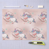 Papier Mousseline Pastel Unicorn Dormir (Artisanat)