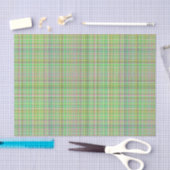 Papier Mousseline Pastels au chocolat Plaid 17-TISSUE PAPIER WRAP (Artisanat)