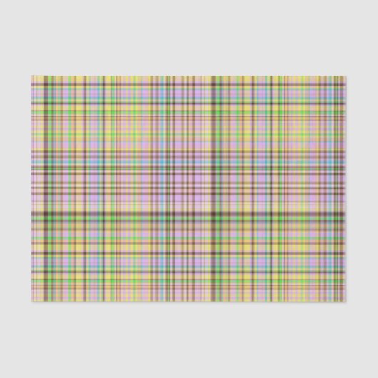 Papier Mousseline Pastels au chocolat Plaid 19-TISSUE PAPIER WRAP (Recto)