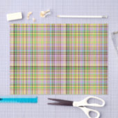 Papier Mousseline Pastels au chocolat Plaid 19-TISSUE PAPIER WRAP (Artisanat)
