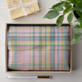 Papier Mousseline Pastels au chocolat Plaid 21-TISSUE PAPIER WRAP (Cadeau)