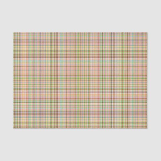 Papier Mousseline Pastels au chocolat Plaid 24-TISSUE PAPIER WRAP (Recto)