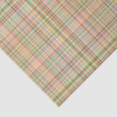 Papier Mousseline Pastels au chocolat Plaid 24-TISSUE PAPIER WRAP (Détail)