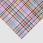 Papier Mousseline Pastels au chocolat Plaid 25-TISSUE PAPIER WRAP (Détail)
