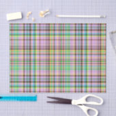 Papier Mousseline Pastels au chocolat Plaid 25-TISSUE PAPIER WRAP (Artisanat)