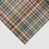 Papier Mousseline Pastels au chocolat Plaid 27-TISSUE PAPIER WRAP (Détail)