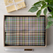 Papier Mousseline Pastels au chocolat Plaid 27-TISSUE PAPIER WRAP (Cadeau)