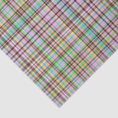 Papier Mousseline Pastels au chocolat Plaid 30-TISSUE PAPIER WRAP (Détail)