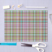 Papier Mousseline Pastels au chocolat Plaid 30-TISSUE PAPIER WRAP (Artisanat)
