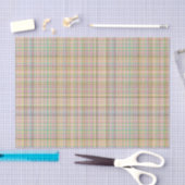 Papier Mousseline Pastels au chocolat Plaid 8 TISSUS PAPIER WRAP (Artisanat)