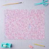 Papier Mousseline Pastels bleu rose avec texture graphique (Artisanat)