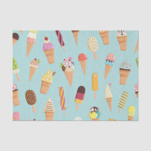 Papier Mousseline Pastels de crème glacée