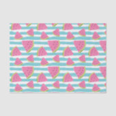 Papier Mousseline Pastèque (Recto)