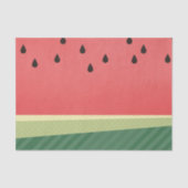 Papier Mousseline Pastèque délicieuse (Recto)