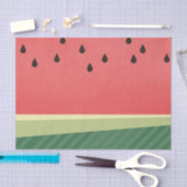 Papier Mousseline Pastèque délicieuse (Artisanat)
