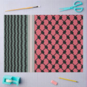 Papier Mousseline Pastèque palestinienne Hatta Keffiyeh Kufiya Folk (Artisanat)