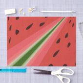 Papier Mousseline Pastèque Ripe Juicy Délicieux Avec Conception De G (Artisanat)