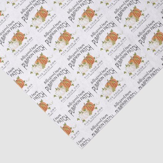 PAPIER MOUSSELINE PATCH CITROUILLE DE CHUTE (Détail)