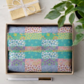 Papier Mousseline Patchwork coloré de motifs (Cadeau)