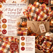Papier Mousseline Patchwork de la Maison