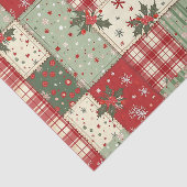 Papier Mousseline Patchwork de Noël (Détail)