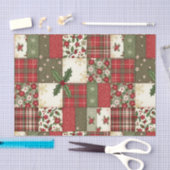 Papier Mousseline Patchwork de Noël (Artisanat)