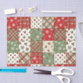 Papier Mousseline Patchwork de Noël (Artisanat)