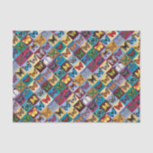 Papier Mousseline Patchwork de papillon (Recto)