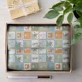 Papier Mousseline Patchwork d'océan (Cadeau)