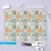 Papier Mousseline Patchwork d'océan (Artisanat)
