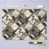 Papier Mousseline Patchwork patchwork quilting artisanal folk ethno (Artisanat)