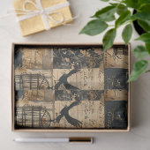 Papier Mousseline Patchwork victorien gothique d'Halloween (Cadeau)