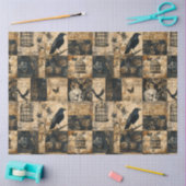 Papier Mousseline Patchwork victorien gothique d'Halloween (Artisanat)