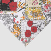 Papier Mousseline Patchwork vintage sans couture (Détail)