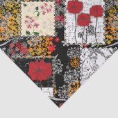 Papier Mousseline Patchwork vintage sans couture (Détail)