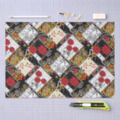 Papier Mousseline Patchwork vintage sans couture (Artisanat)