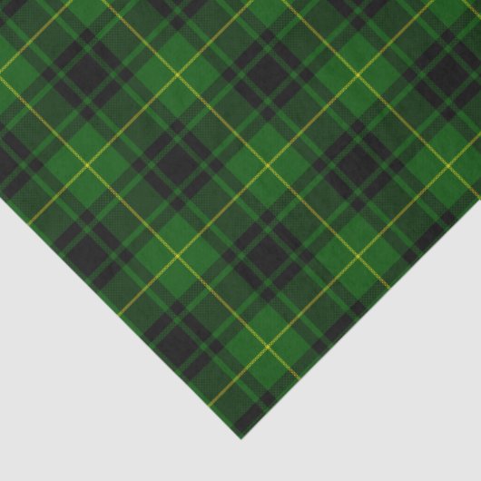 Papier Mousseline Pâte verte de tartan MacArthur (Détail)