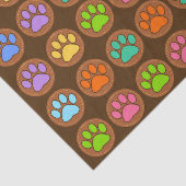 Papier Mousseline Pâtes colorées (Détail)