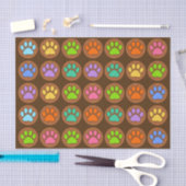 Papier Mousseline Pâtes colorées (Artisanat)