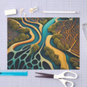 Papier Mousseline Paths of the Dreamland (Artisanat)