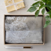 Papier Mousseline Patina en dentelle, Arrière - plan beige texturé (Cadeau)