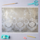 Papier Mousseline Patina en dentelle, Arrière - plan beige texturé (Artisanat)