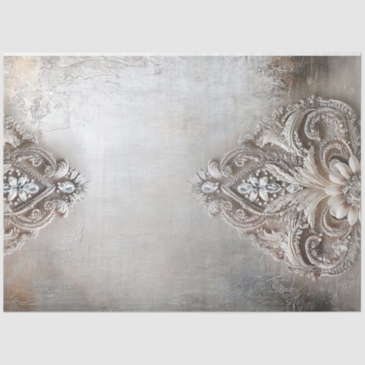 Papier Mousseline Patina en strass, Arrière - plan décoratif (Recto)