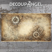 Papier Mousseline Patina Steampunk #2