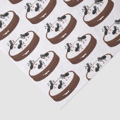 Papier Mousseline Patinage sur glace de fourmis joyeuses sur dessin (Détail)