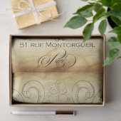 Papier Mousseline Pâtisseries de Paris Gâteau de Fraise Découpage (Cadeau)